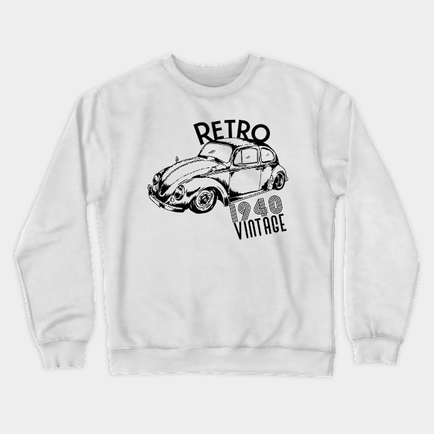 1940 vintage car Crewneck Sweatshirt by Sloop